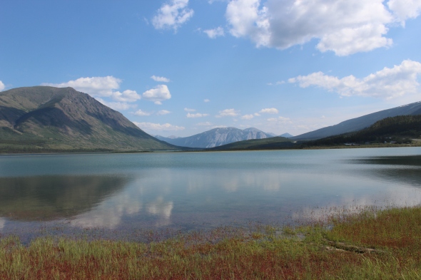 The view from the highway at Carcross.